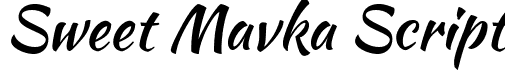 Sweet Mavka Script font - Sweet-Mavka-Script-1.otf