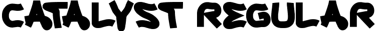 CATALYST Regular font - CATALYST.ttf