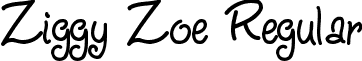 Ziggy Zoe Regular font - Ziggy Zoe.ttf