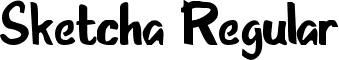 Sketcha Regular font - Sketcha.ttf