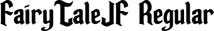 FairyTaleJF Regular font - design.jasonwalcott.FairyTaleJF.ttf