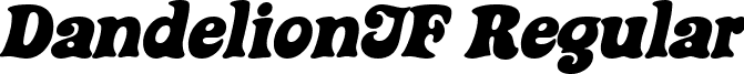 DandelionJF Regular font - design.jasonwalcott.DandelionJF.ttf