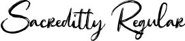 Sacreditty Regular font - sacreditty-demo.ttf