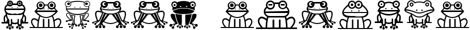 Froggy Regular font - Froggy.ttf