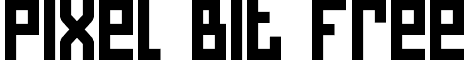 Pixel Bit Free font - PixelBit-Free.ttf