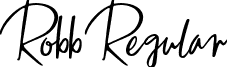 Robb Regular font - Robb.ttf