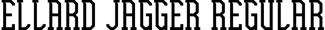 Ellard Jagger Regular font - EllardJagger.otf