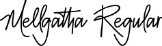 Mellgatha Regular font - Mellgatha(For Personal Use)_.ttf