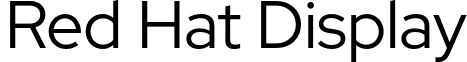 Red Hat Display font - red-hat.display.otf