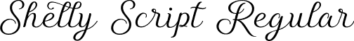 Shelly Script Regular font - ShellyScript.ttf