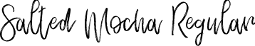 Salted Mocha Regular font - saltedmocha-regular.otf