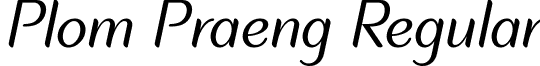 Plom Praeng Regular font - PlomPraeng.ttf