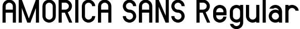 AMORICA SANS Regular font - AMORICA SANS.otf