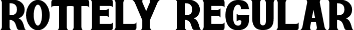 Rottely Regular font - Rottely-qzAl.otf