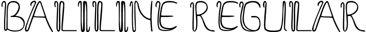 Baliline Regular font - Baliline-R4wv.ttf