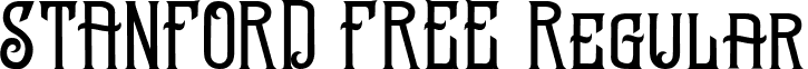 STANFORD FREE Regular font - stanford-free.ttf