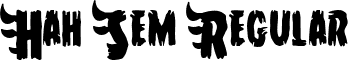 Hah Sem Regular font - HahSem-1.ttf