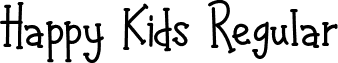 Happy Kids Regular font - HAPPYK_1.otf