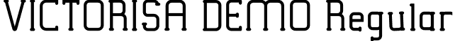 VICTORISA DEMO Regular font - VICTORISA-DEMO.otf