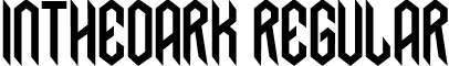 Inthedark Regular font - Inthedark-Lgzn.ttf