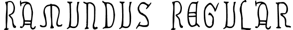 Ramundus Regular font - Ramundus.ttf