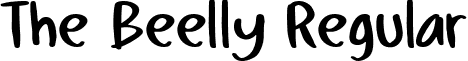 The Beelly Regular font - TheBeellyRegular-XplK.ttf