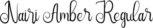 Nairi Amber Regular font - NairiAmber.otf