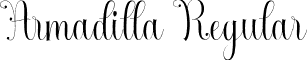 Armadilla Regular font - armadilla.ttf