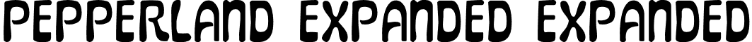 Pepperland Expanded Expanded font - PepperlandExpanded-5eRa.otf