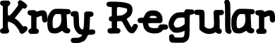 Kray Regular font - Kray-Regular-1.otf