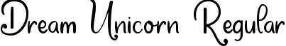 Dream Unicorn Regular font - Dream Unicorn.ttf