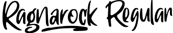 Ragnarock Regular font - Ragnarock Demo.otf