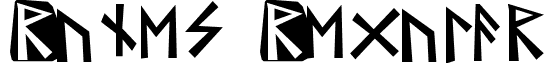 Runes Regular font - Runes.ttf