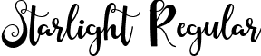 Starlight Regular font - Starlight-Dafont.ttf
