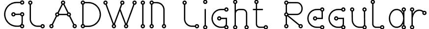 GLADWIN Light Regular font - GladwinLight-BxBd.otf