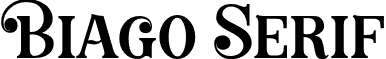 Biago Serif font - biago-serif.otf
