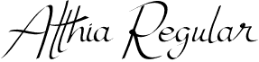 Atthia Regular font - Atthia-pJ81.otf