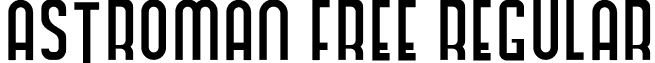 Astroman Free Regular font - AstromanFree-1.otf