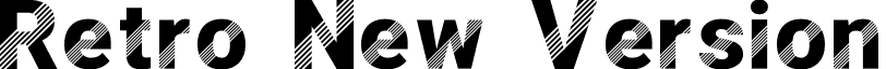 Retro New Version font - RetroNewVersion-v6Jy.otf