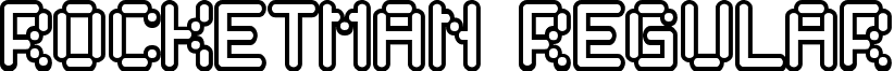 Rocketman Regular font - rocketman.regular.ttf