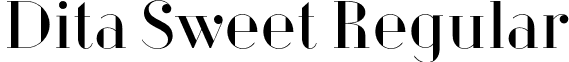 Dita Sweet Regular font - dita-sweet.regular.otf