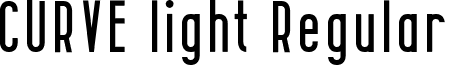 CURVE light Regular font - CurveLight-Pemx.ttf