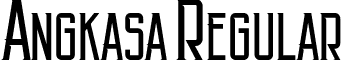 Angkasa Regular font - angkasa-regular.ttf