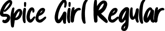 Spice Girl Regular font - Spice Girl.ttf