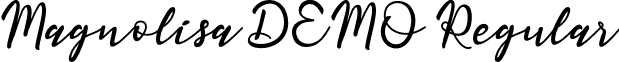 Magnolisa DEMO Regular font - Magnolisa DEMO.otf