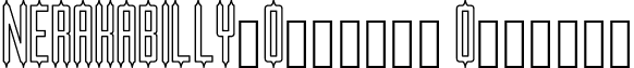 NERAKABILLY-Outline Outline font - NerakabillyOutline-eZwep.ttf