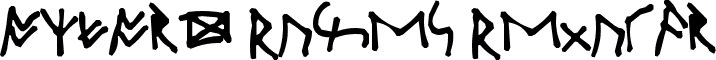 Oxford Runes Regular font - OXFOR___.TTF