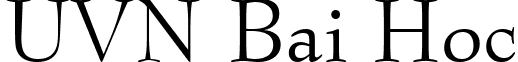 UVN Bai Hoc font - unicode.publish.UVNBaiHoc_R.TTF