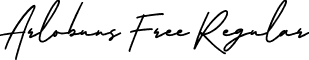 Arlobuns Free Regular font - Arlobuns Free.ttf