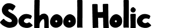 School Holic 3 font - school-holic.school-holic-3.otf